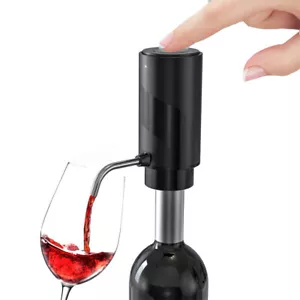 Electric Wine Decanter Automatic Aerator One Touch Wine Dispenser Rechargeable - Picture 1 of 9