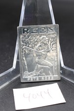 Pete Rose 1986 Topps Baseball Gallery Of Champions Aluminum Mini Cincinnati Reds
