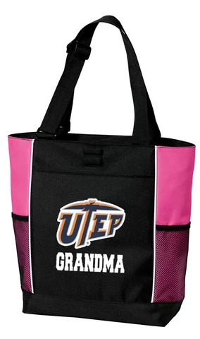 UTEP Miners Grandma Tote Bag UTEP Grandma for BEACH SHOPPING GROCERIES POOL Cover