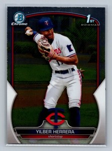 YILBER HERRERA 2023 Bowman Chrome Prospects 1st Bowman #BCP-86 Minnesota Twins