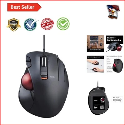 EX-G Ergonomic Trackball Mouse with Tilt Scroll and 5 Programmable Buttons - Image 1 of 4