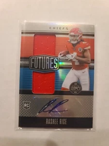 2023 Legacy Futures Dual Patch Autograph Rashee Rice RC #FDA-18 222/249 Chiefs - Picture 1 of 2