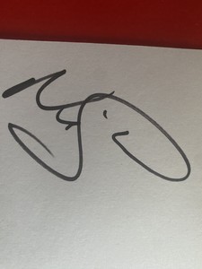 Neil Carter Autograph UFO Gary Moore SIGNED CARD