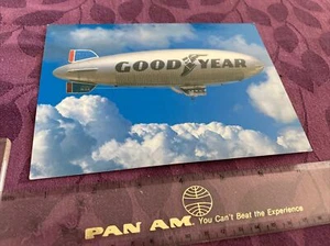 the Goodyear Blimp Co. 1:32 scale model 72” 1985 postcard - Picture 1 of 2