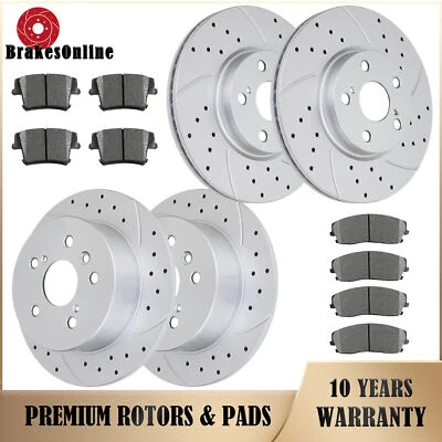 Front & Rear Brake Rotors Pads fit for Toyota Camry 2012 2013 2014-2017 Brakes - Image 1 of 4