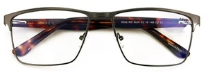 Occhiali da Lettura Uomo Premium Rettangolari Rettangolari Metallo - XL Reader Larghezza 152mm Anti-Blu UV - Foto 1 di 12