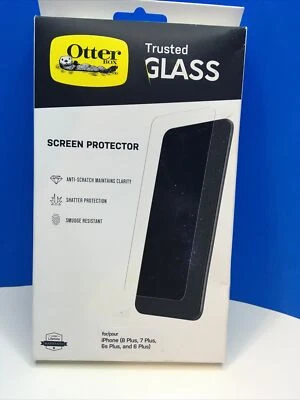 Протектор экрана стекло OtterBox для iPhone 8 Plus 7 Plus 6 Plus ПРОЗРАЧНЫЙ - Изображение 1 из 2