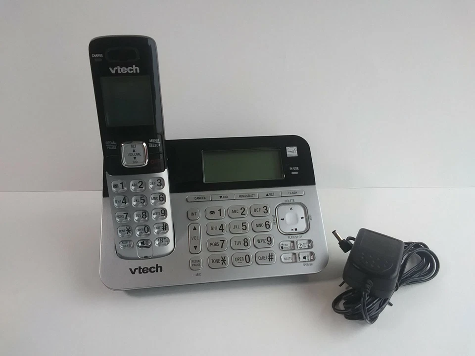 VTech DECT6.0 Main Charger Base and phone only CS6859 very good condition - Image 1 of 2