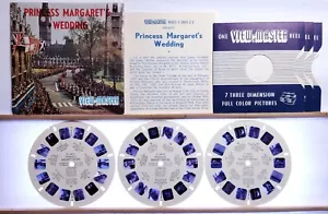 Princess Margaret's Wedding Set C280 Sawyers S5 Belgian View-Master With Booklet - Picture 1 of 5