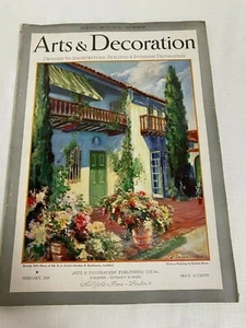 Arts & Decoration Magazine Febuary 1929 Art Decor Vintage Great Advertising - Foto 1 di 12