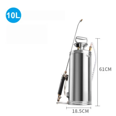 Manual Stainless Steel High Pressure Sprayer with Gas-pressure Meter 4-12L 120CM - Image 1 of 4