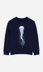 Children's Sweatshirt. Navy Blue. SPACE JELLY - Picture 1 of 3