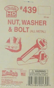 Kadee HO #439 Nut, Washer & Bolt (All Metal) We Combine Ship - Picture 1 of 1