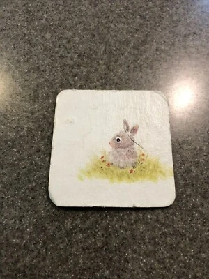 Tarjeta de repuesto de memoria Milton Bradley Animal Families 1980 de colección conejo bebé Foto 1 de 2