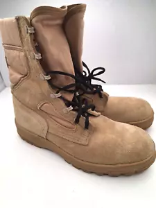 McRae Footwear Military Combat Boots Vibram Men's Size 10R Beige - Picture 1 of 12