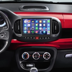 Radio Coche 9" Android 15 Para Fiat 500L 2012-2017 GPS Navi Wifi Bluetooth 1+16GB - Imagen 1 de 17