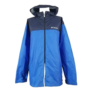 Columbia windbreaker jacket mens 2XLT 2XL blue full zip lightweight outdoor wind - Picture 1 of 11