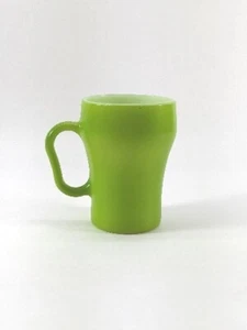 Vintage Collectors Anchor Hocking Fire King Lime Green Soda Mug Cup ----------A6 - Picture 1 of 6