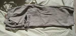 Duluth Trading Company Cargo 40 x 28 Carpenter Canvas Workwear Khaki Tan Pants - Picture 1 of 2