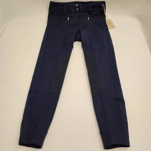Women's Equestrian Signature Ponte Riding Pant Free x Rein - 28R - Navy Blue - Picture 1 of 7