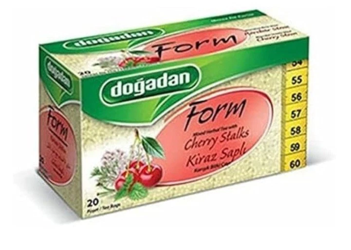 Forma de té con tallo de cereza natural a base de hierbas 10 cajas / 200 bolsitas de té té té de desintoxicación Foto 1 de 4