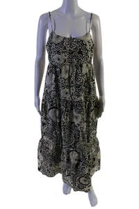 Tuckernuck Hyacinth House Womens Scoop Neck Sleeveless Floral Maxi Dress Cream S - Picture 1 of 7