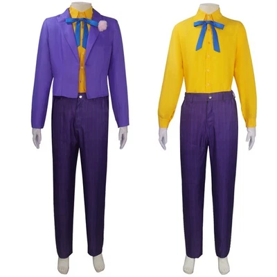 Косплей 1992 Бэтмен мультсериал Джокер костюм Хэллоуин карнавальные наряды - Изображение 1 из 4