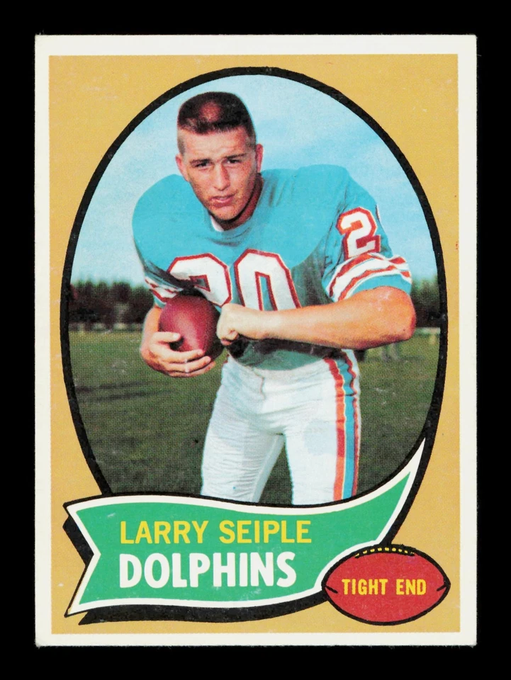 1970 Topps #94 Larry Seiple RC Miami Dolphins EX-NM - Image 1 of 2