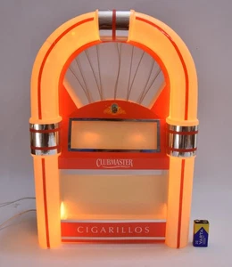 alter CLUBMASTER VERKAUFSDISPLAY für CIGARILLOS Leuchtreklame Jukebox Vintage - Bild 1 von 9