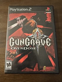 Gungrave: Overdose (Sony PlayStation 2, 2004) PS2 Black Label CIB Tested