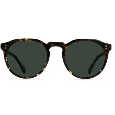Gafas de sol Raen Remmy, marco Brindle Tortoise, lente polarizada verde, 49 mm Foto 1 de 3