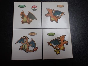 Pokemon Card Daiichi Bread Promo Sticker Charizard x4 SET #5520 - Picture 1 of 22