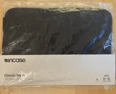 Incase Classic Sleeve 15-16" Notebook Hülle – MacBook Pro Air Schwarz *NEU* OVP - Bild 1 von 4