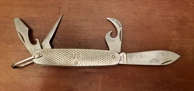 Vintage 2000 CAMILLUS USGI US Military Folding 4-blade Pocket Knife Made in USA - Image 1 of 4