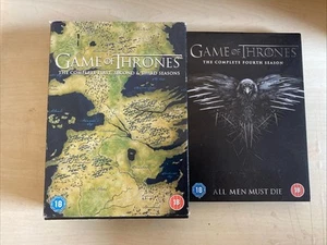 Game of Thrones - The Complete Seasons 1-4 DVD Box Sets DISCS LIKE NEW 1120G - Picture 1 of 3