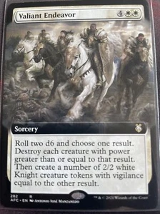 MTG Valiant Endeavor Commander: Adventures in the Forgotten Realms 282... - Picture 1 of 2
