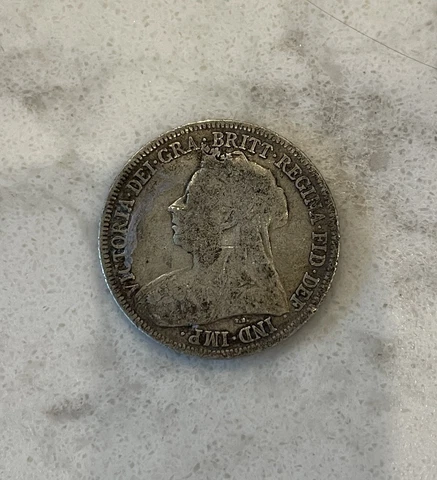 1899 UK Great Britain United Kingdom QUEEN VICTORIA Shilling Silver Coin Cover