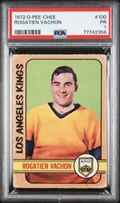 1972 O-PEE-CHEE OPC #100 ROGATIEN VACHON PSA 1