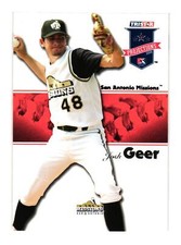 2008 TriStar PROjections #329 Josh Geer San Antonio Missions