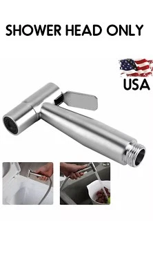 Replacement stainlessteel Shattaf Toilet Bidet Sprayer Bathroom Shower Head RV - Image 1 of 4