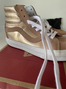 vans rosa gold
