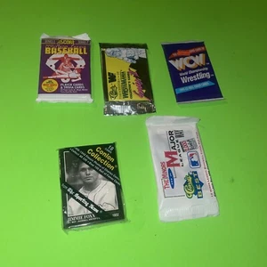 Vintage Baseball And More Factory Sealed Packs Unopened Lot - Picture 1 of 2