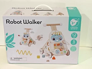 Robot Walker 10515 - by Classic World - Toy Helps Learn to Walk - 12+ Months NIB - Picture 1 of 5