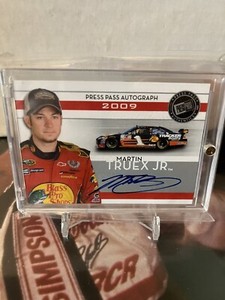 2009 Press Pass Martin Truex Jr Autograph 