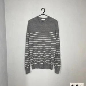 SuitSupply Herren Leinen/Baumwollmischung gestreift Rundhalsausschnitt Pullover Pullover Größe L - Bild 1 von 7