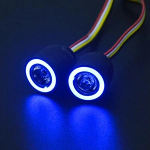 2x RC Car LED Angel Eyes - Traxes TRX-4 Axial SCX 10 RC4WD 1/10 RC Rock Crawler - Bild 1 von 6