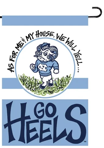North Carolina Tar Heels Fancy Garden Flag Cover