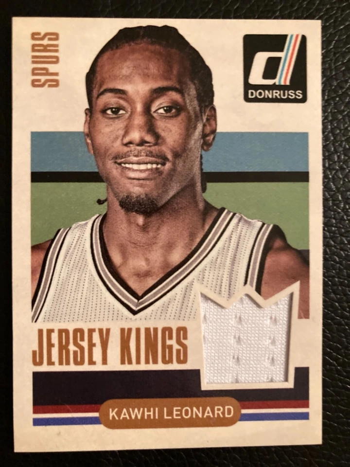 Kawhi Leonard 2014-15 Donruss Jersey Kings Jersey Patch Relic Rare and Very Nice - Image 1 of 2