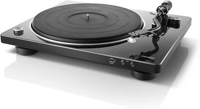 DENNON DP-450USB-BKEM Record Player USB Recording Compatible Black New From JP - Image 1 of 4