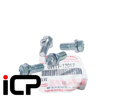 4x Genuine FRONT Brake Caliper Pad Carrier Bolt for Suzuki Jimny 09117-12012 - Image 1 of 2